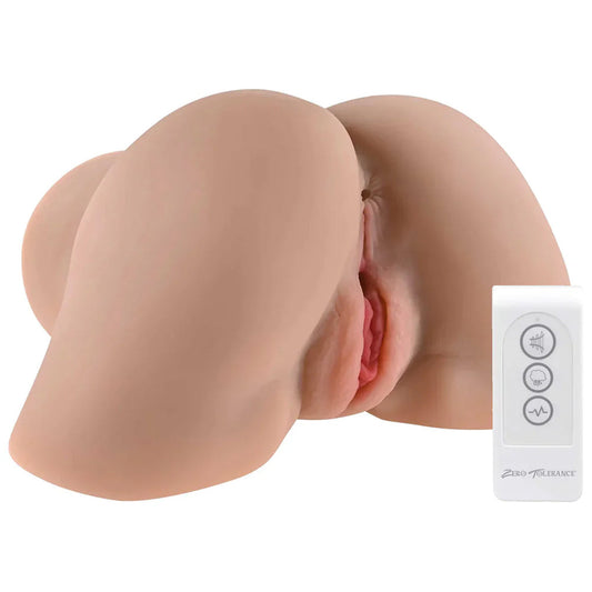 Zero Tolerance Rear Beauty Sucking & Vibrating Masturbator in Light - Male Masturbators - HoneyHugs Canada
