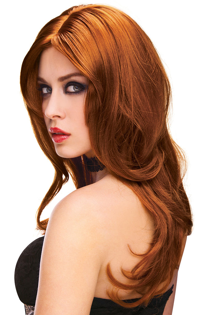 Jessie Wavy Wig in Red