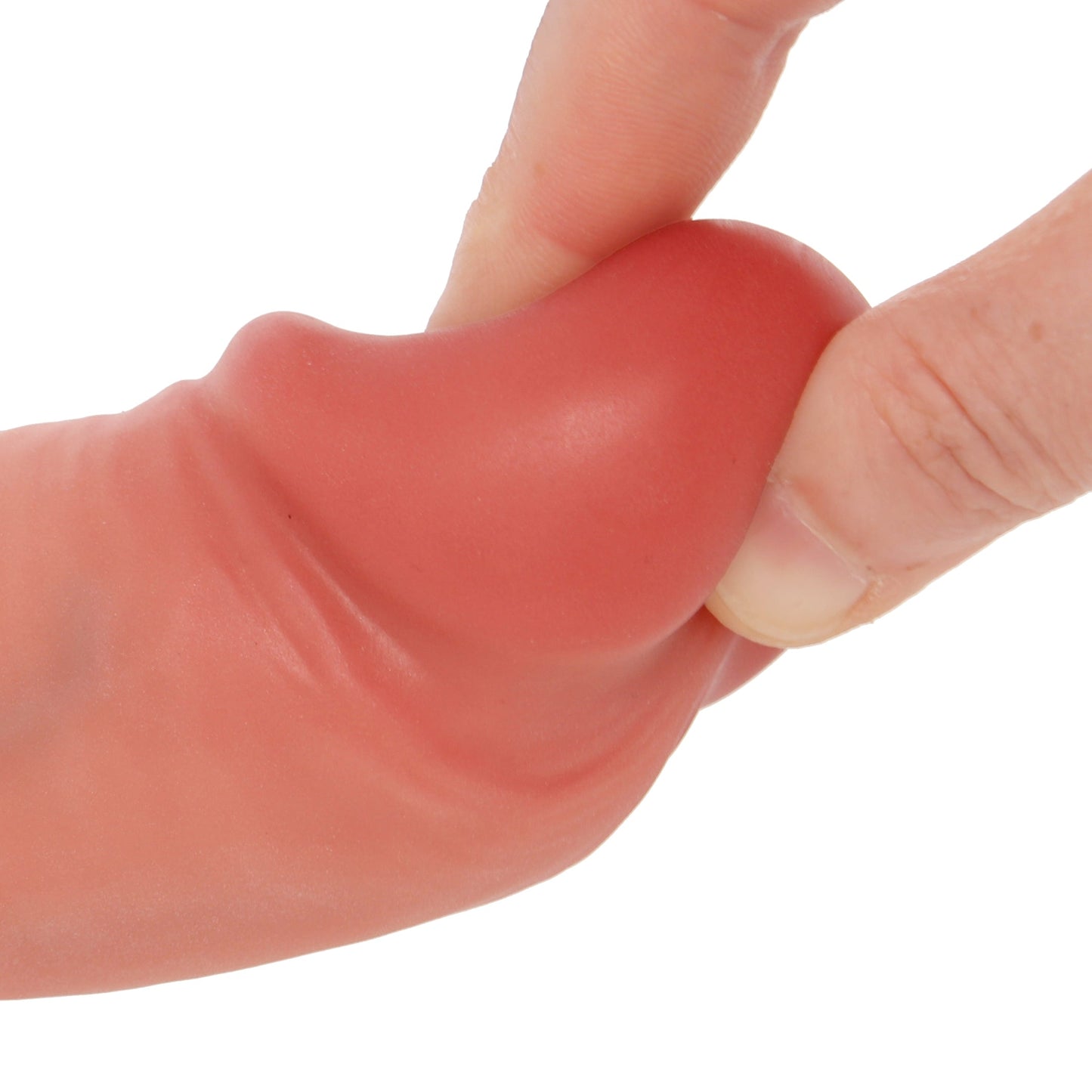 RealRock 8 Inch Dual Density Vibrating Dildo in Light