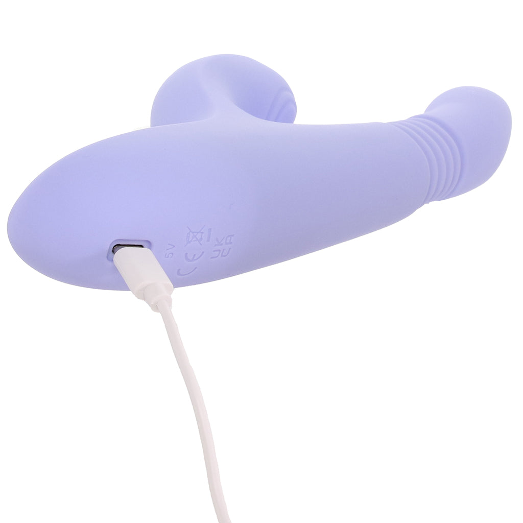 Evolved Novelties Pep Talk Thrusting Rabbit Vibe - Vibrators - HoneyHugs Canada (View 7)