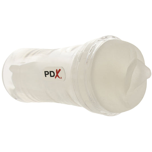 PDX Wet Pussies Super Luscious Lips Stroker in Clear