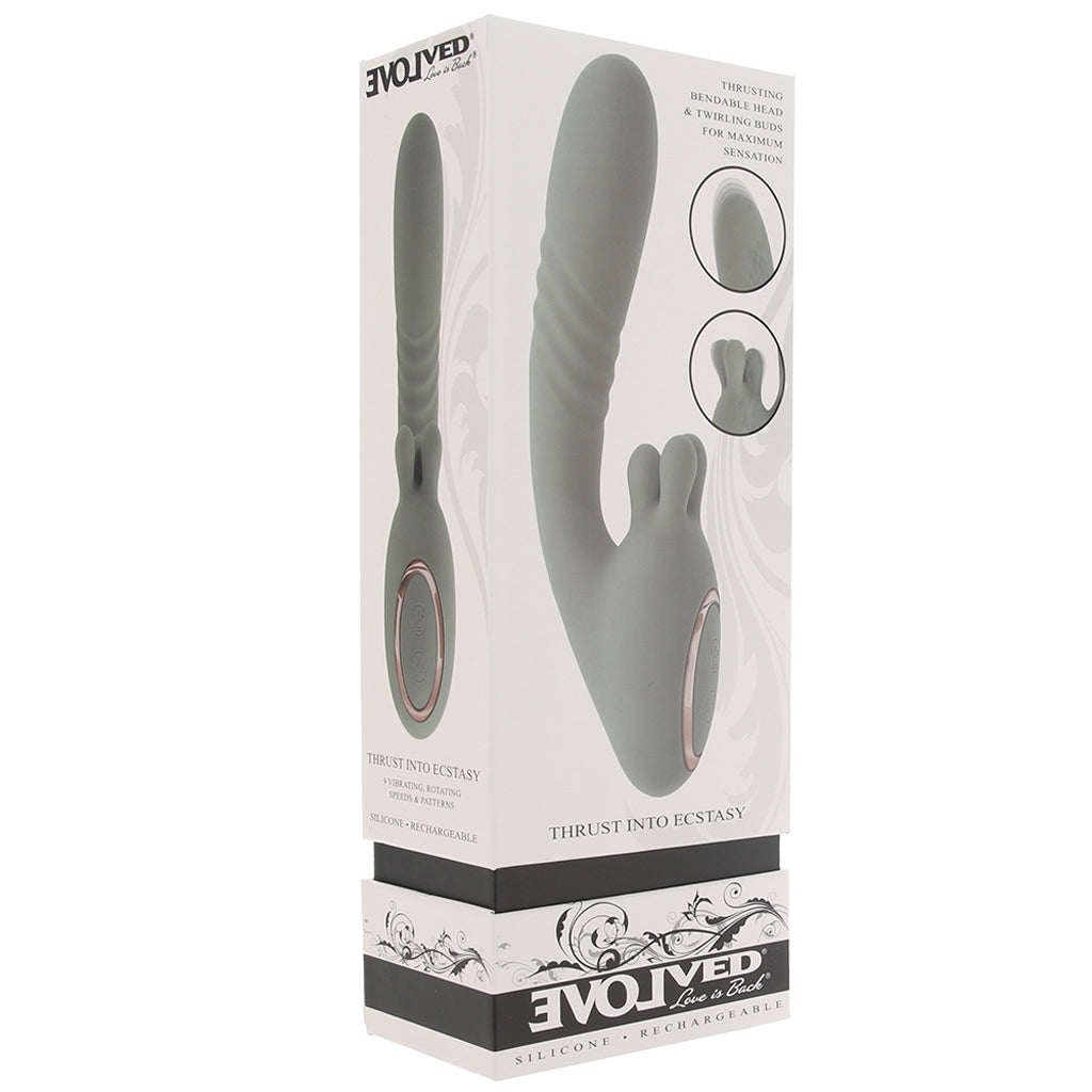 Evolved Novelties Thrust Into Ecstacy Rabbit Vibe - Vibrators - HoneyHugs Canada (View 6)