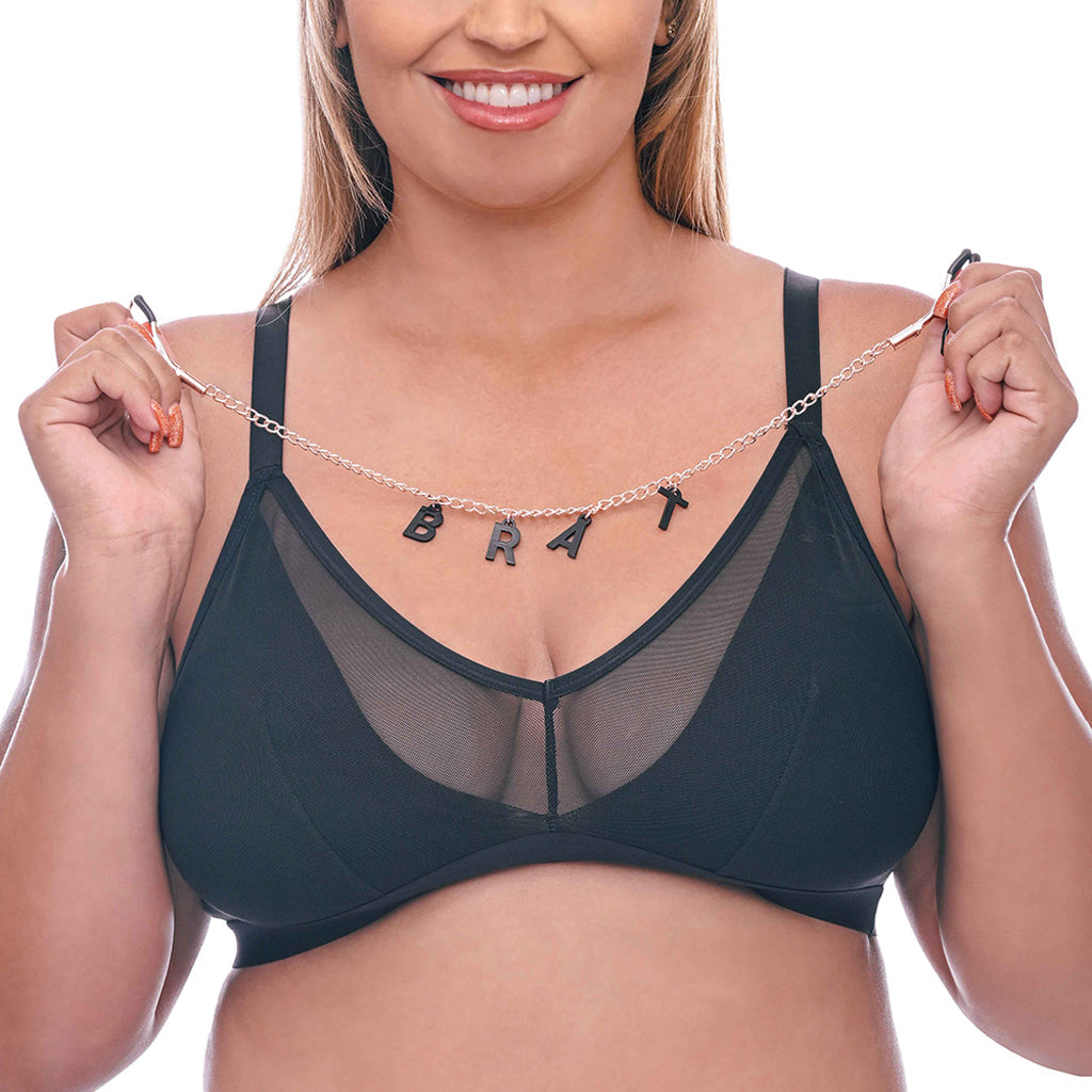 Brat Charmed Nipple Clamps by Sex & Mischief: Seductive Tease & Adjustable Pleasure