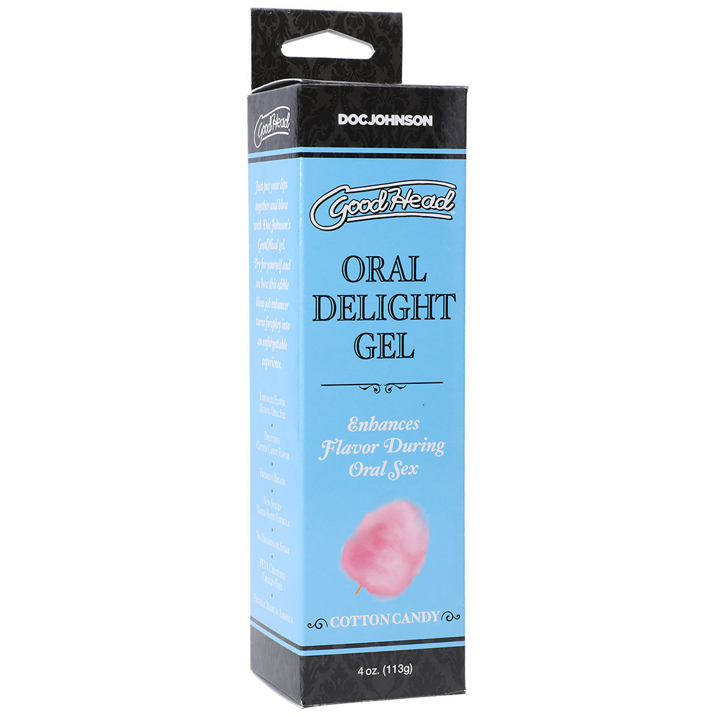 GoodHead Oral Delight Gel 4oz/113g in Cotton Candy