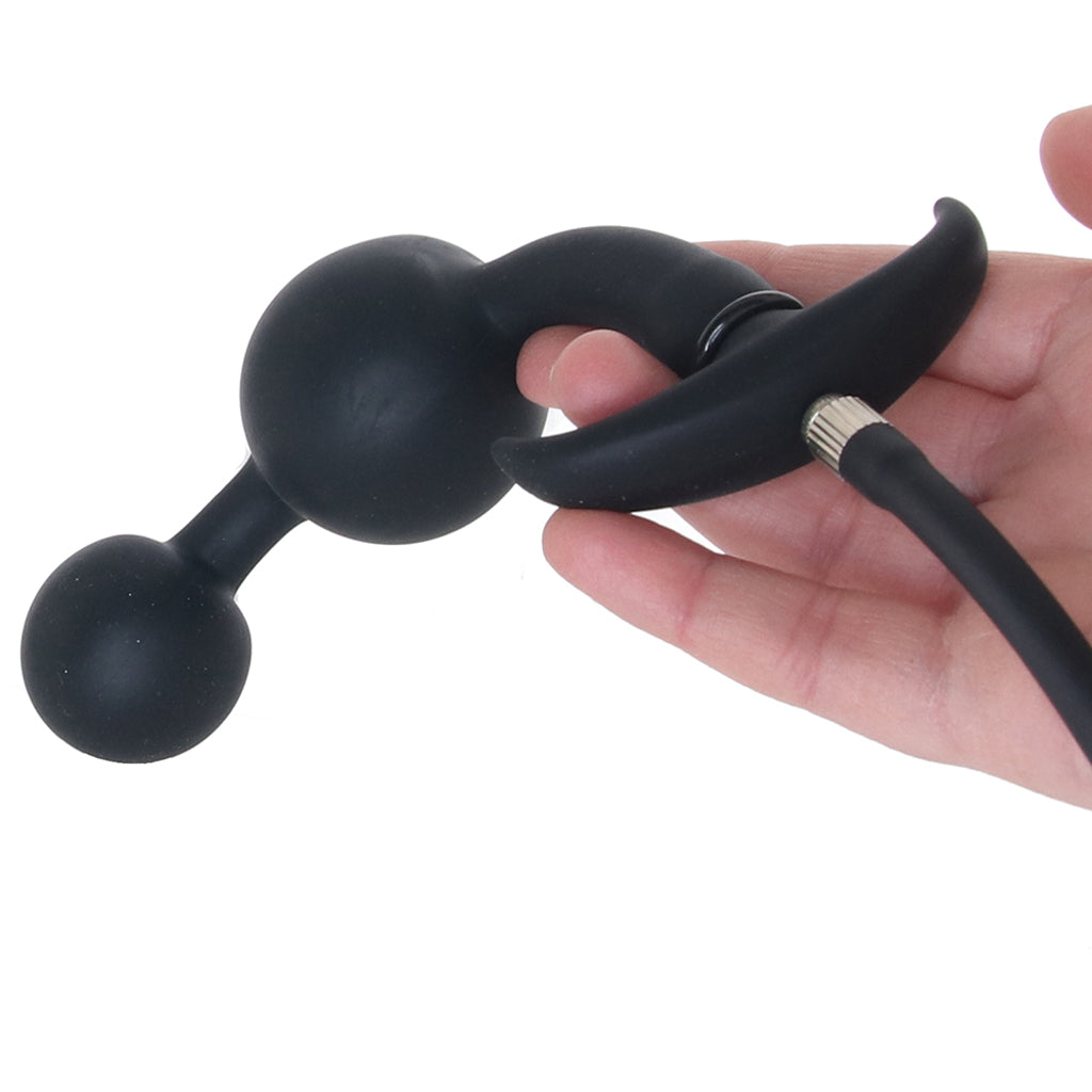 Master Series Rattler: Luxury Inflatable Anal Beads for Tailored Pleasure