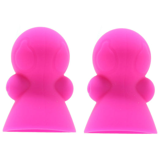 Nasstoys Seduce Me Pink: Cordless Vibrating Nipple Suckers for Exquisite Sensation
