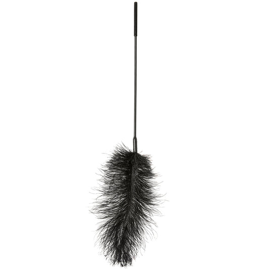 Sportsheets Luxury Black Ostrich Feather Tickler - Sensual Tease & Play