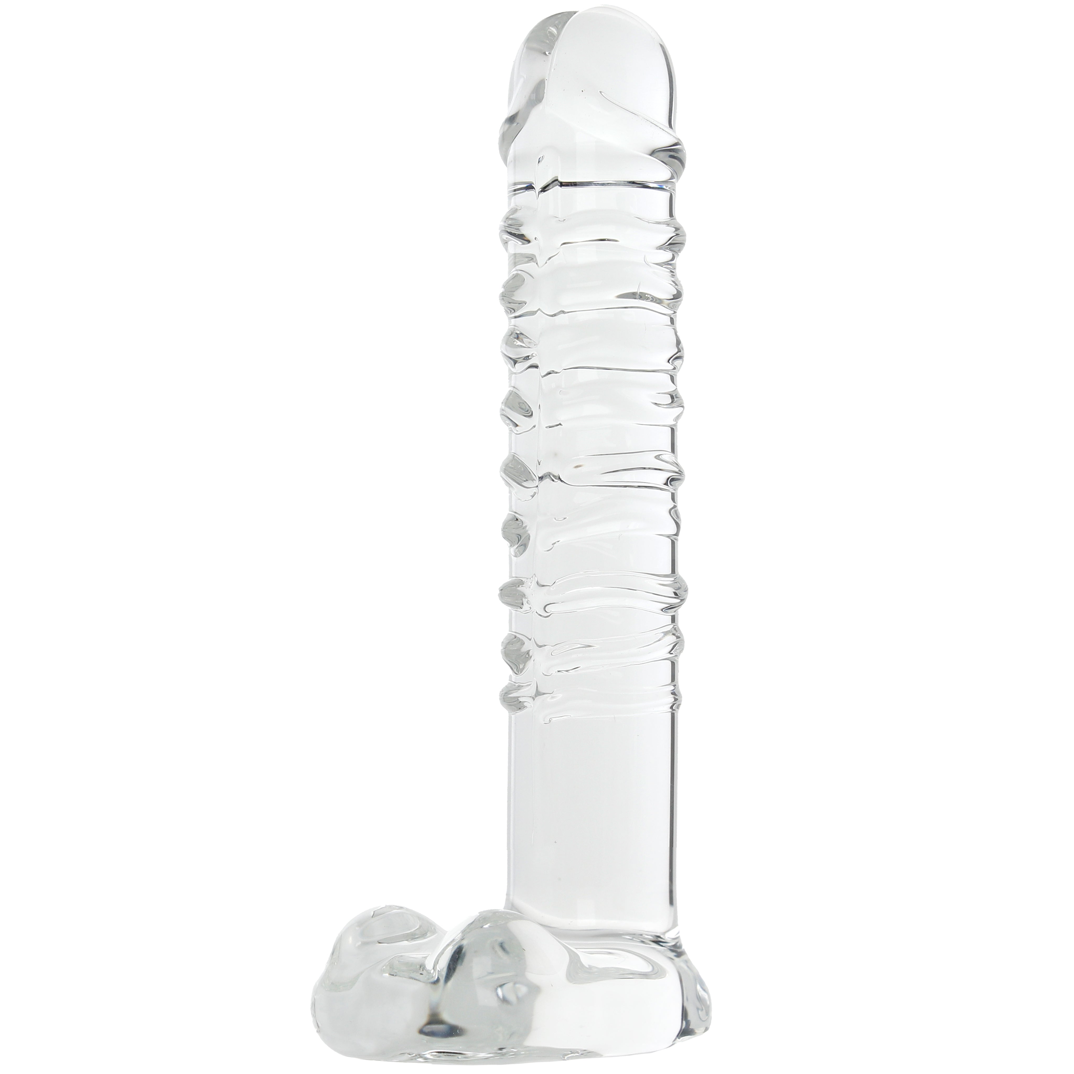 Clarity Seraphic Serenade Ballsy Glass Dildo