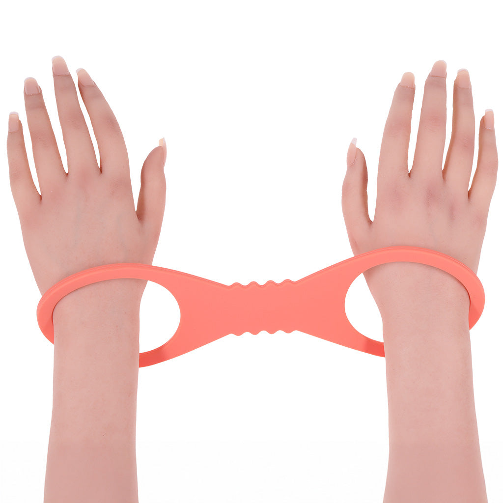 S&M Peaches 'n CreaMe Silicone Cuffs in Large