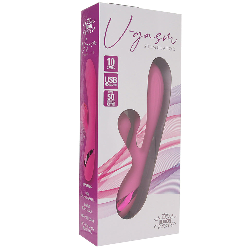 Juicy V-gasm Licking Rabbit Vibe: Flexible Dual-Motor Clitoral & G-Spot Stimulator