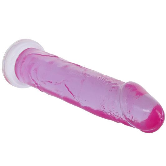 Crystal Jellies 9 Inch Realistic Dildo in Purple