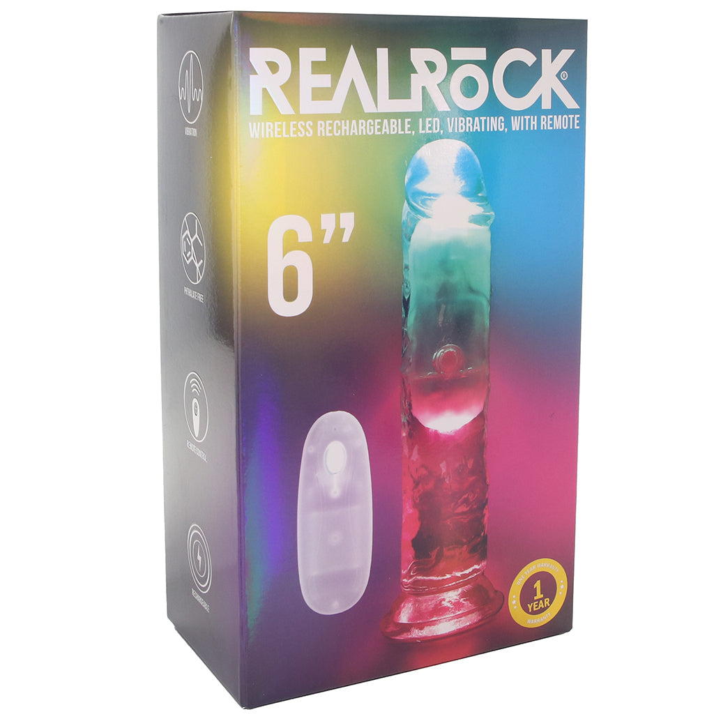 RealRock RealRock 6 Inch Light Up Vibrating Dildo - Vibrators - HoneyHugs Canada (View 9)