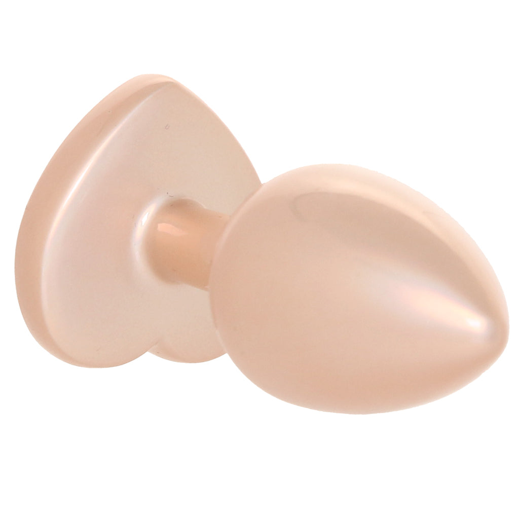 Booty Bling Gold Metal Jewelled Butt Plug in Small