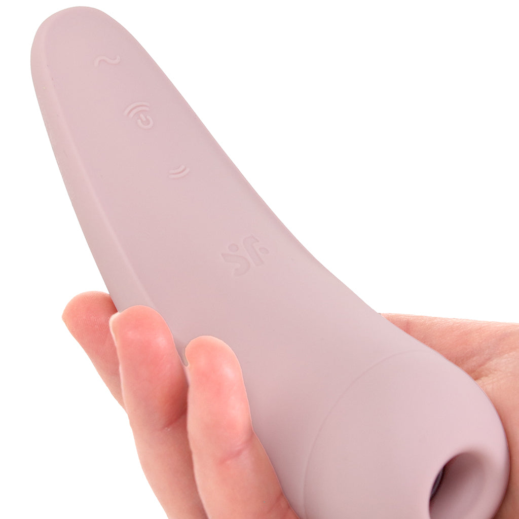 Satisfyer Satisfyer Curvy 2+ Air Pulse Stimulator in Pink - Vibrators - HoneyHugs Canada (View 6)