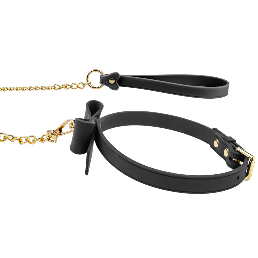 Temptasia Ardor Silicone Bows Collar & Leash