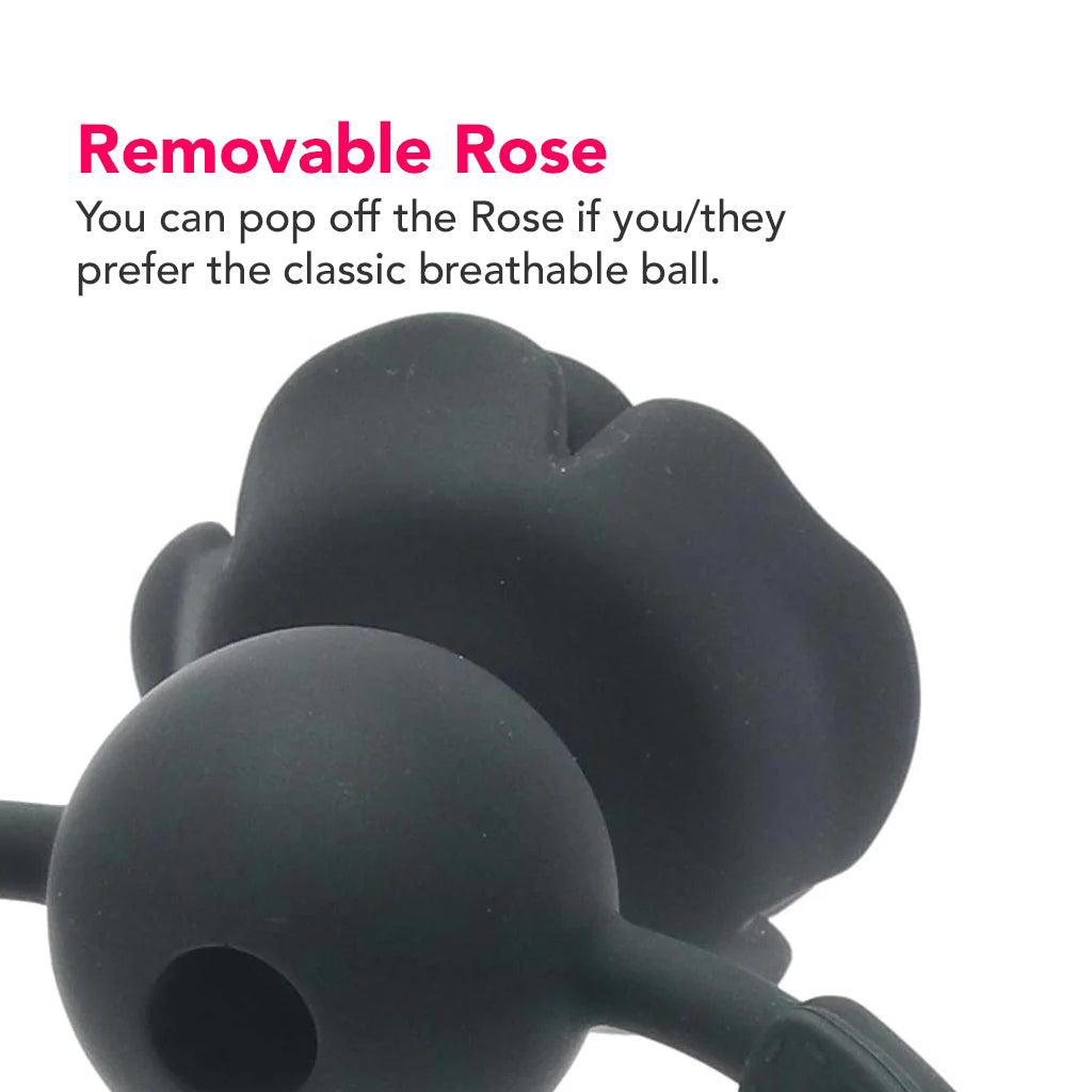 Forbidden Removable Rose Gag
