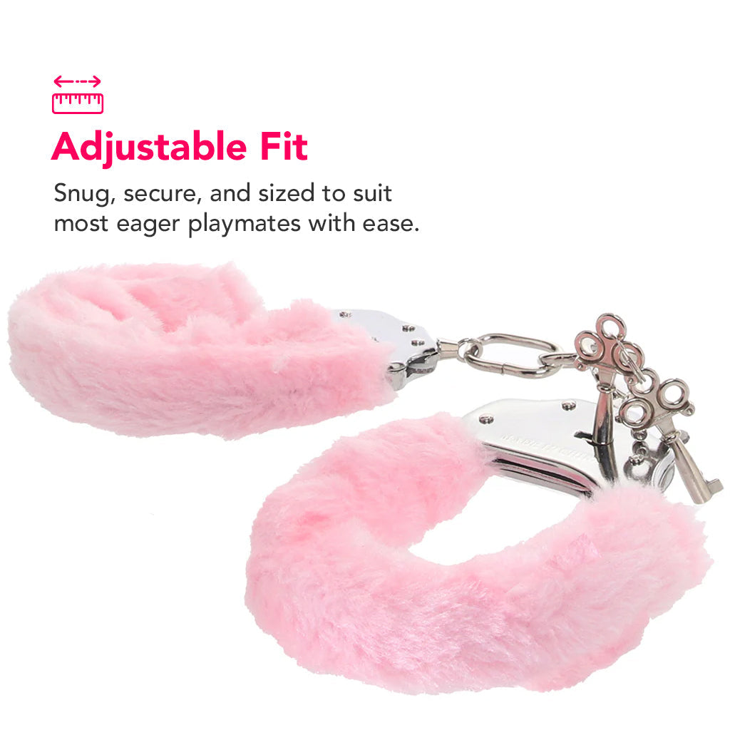 Tempasia Beginner Fuzzy Cuffs in Pink