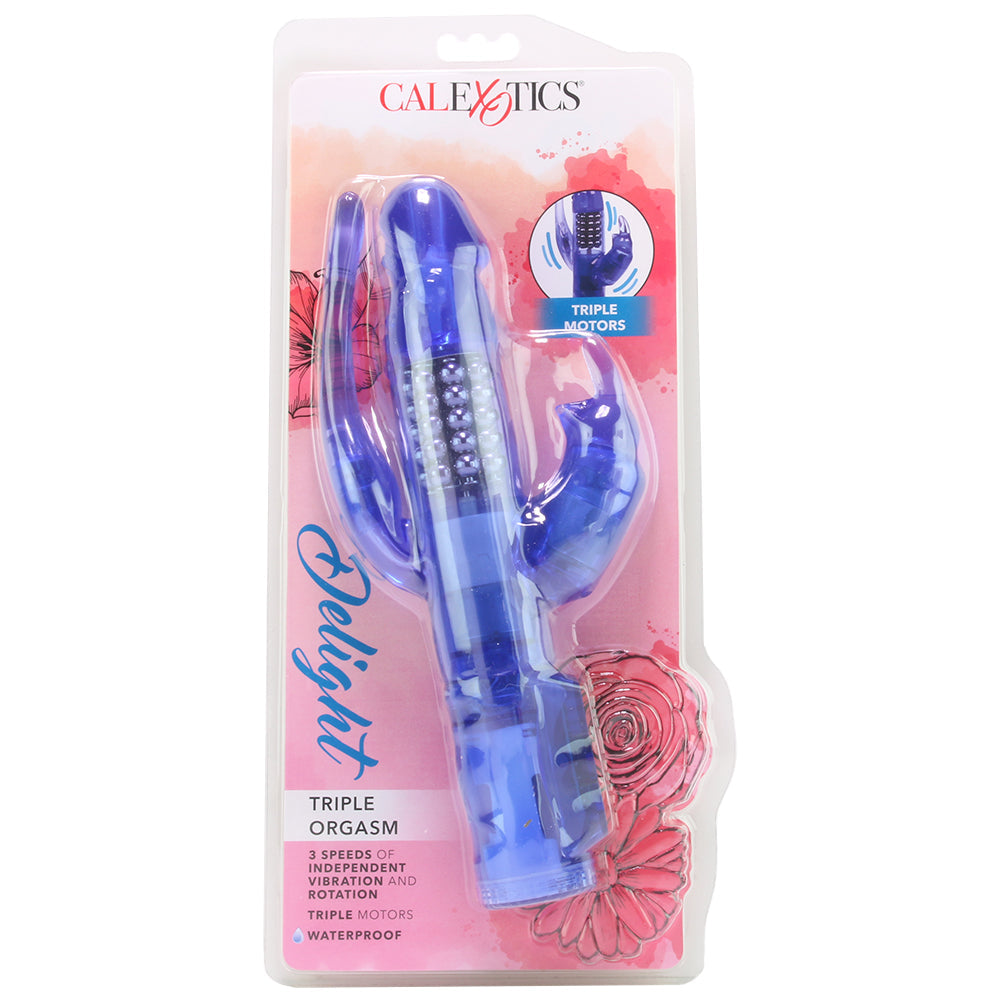 Delight Triple Orgasm Rabbit Vibe in Purple