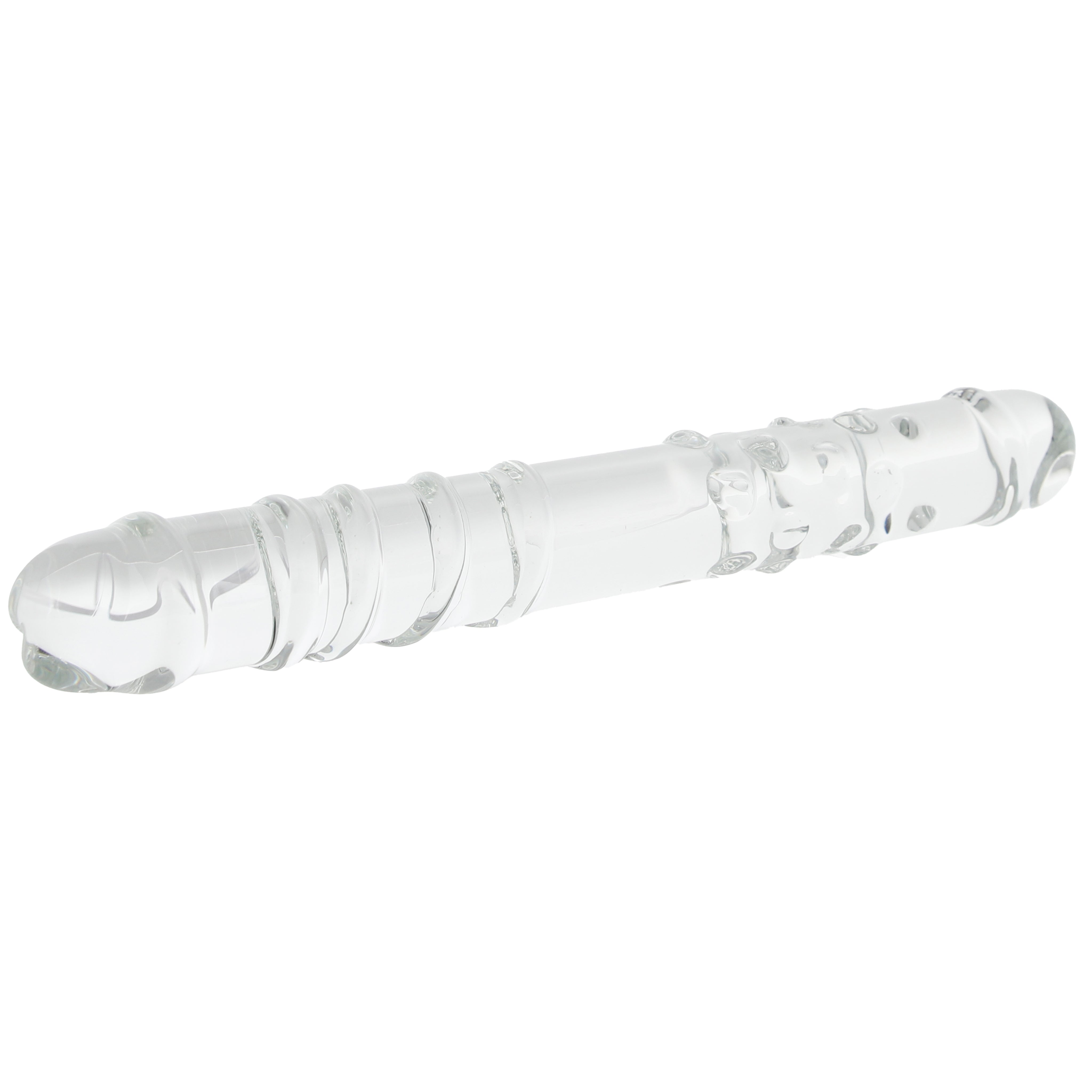 Clarity Elysian Sensation Double-Ended Glass Dildo