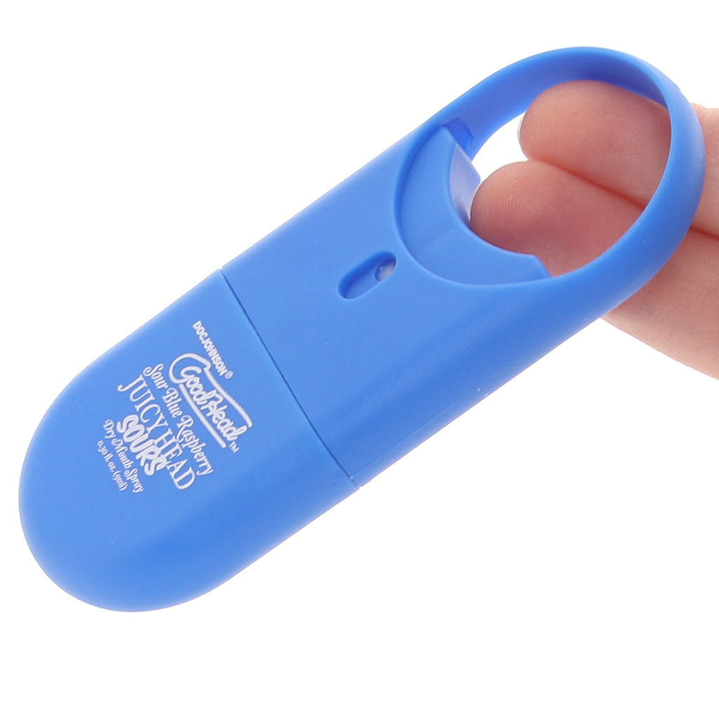 GoodHead Juicy Head Sours Spray To-Go in Blue Raspberry