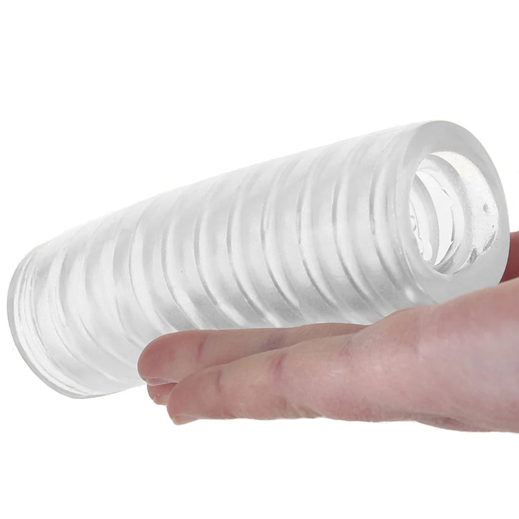 Rize Rize Ribz Self Lubricating Stroker in Glow in the Dark - Male Masturbators - HoneyHugs Canada (View 4)
