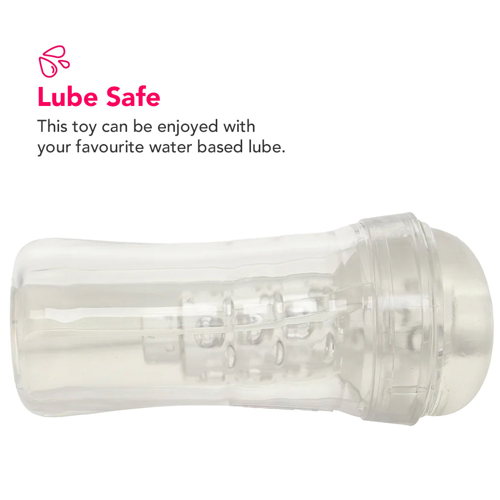 PDX Elite ViewTube Plus See-Thru EZ-Grip Stroker