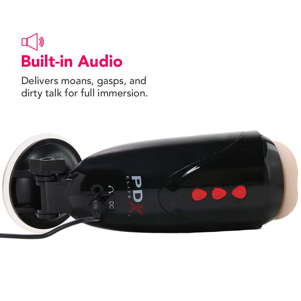 Pipedream Extreme Toyz Dirty Talk Interactive Starter Stroker - Male Masturbators - HoneyHugs Canada (View 3)