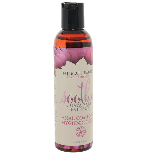 Intimate Earth Soothe Antibacterial Anal Glide - Guava Bark Water-Based Lube