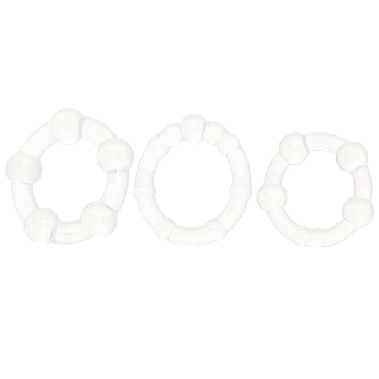 Alpha Liquid Silicone Beaded Rings