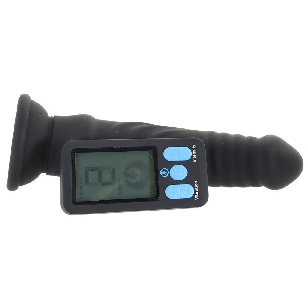 Zeus Electrosex E-Stim Pro Vibrating Dildo - Vibrators - HoneyHugs Canada (View 3)
