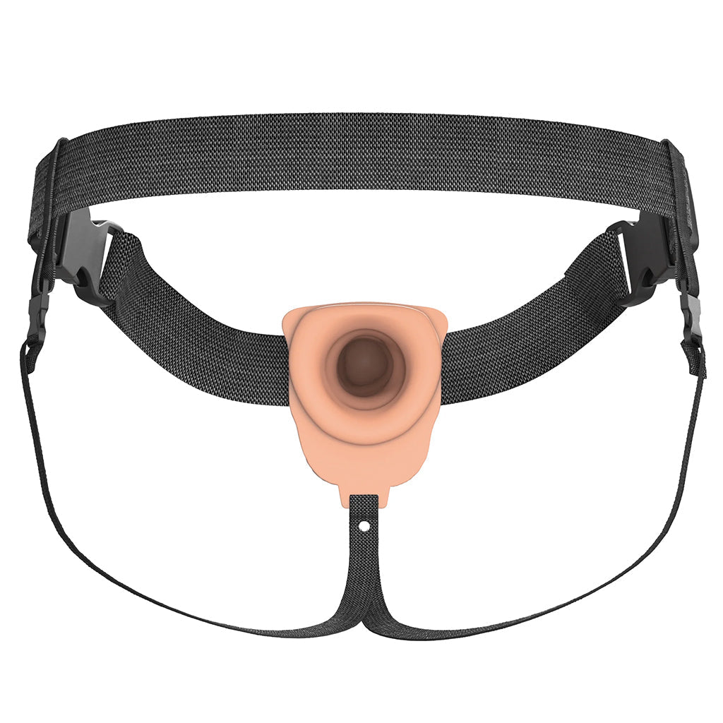 Fantasy X-tensions 6 Inch Hollow Strap-On Vibe in Light