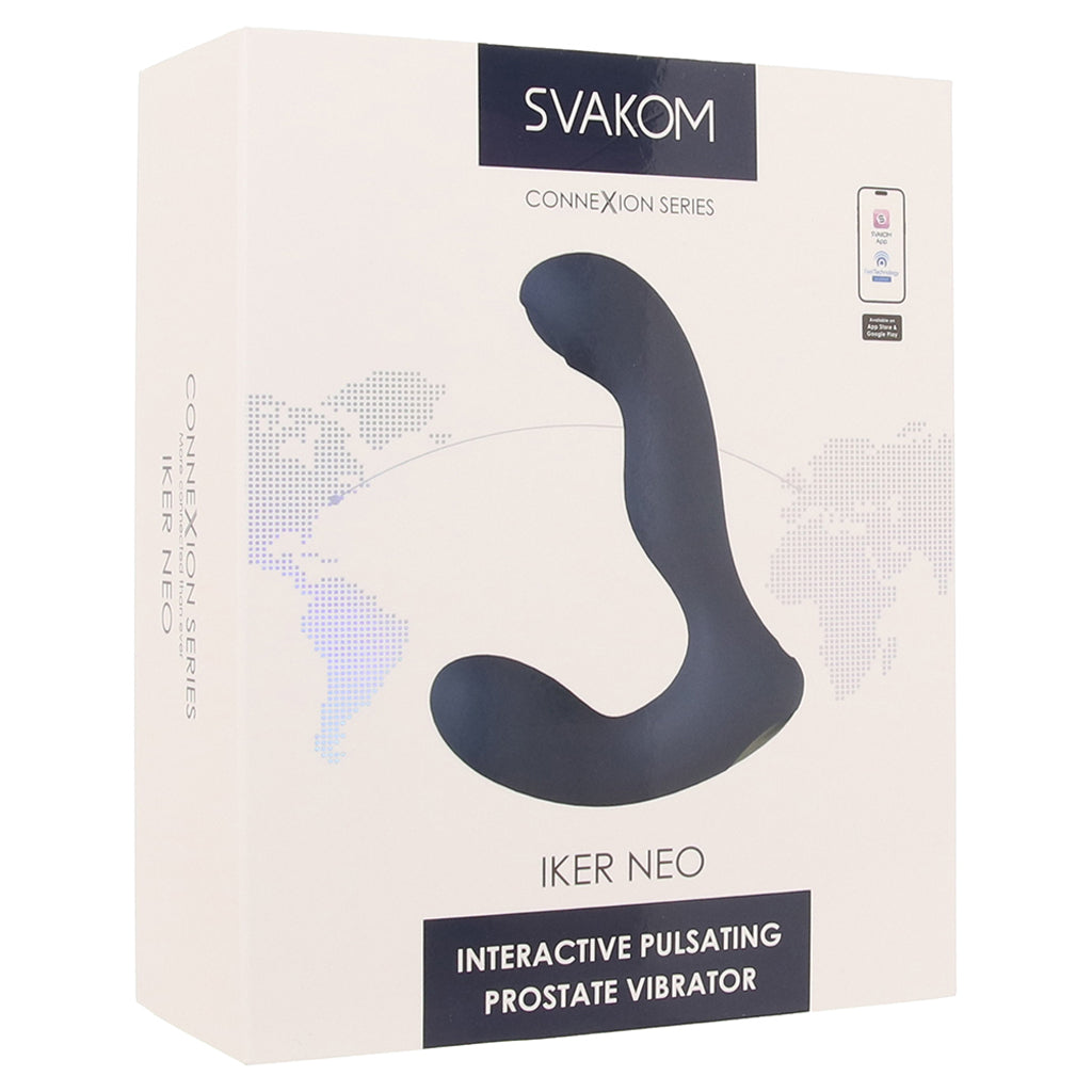 Svakom Iker Neo Interactive Prostate Vibe in Navy Blue - Vibrators - HoneyHugs Canada (View 6)