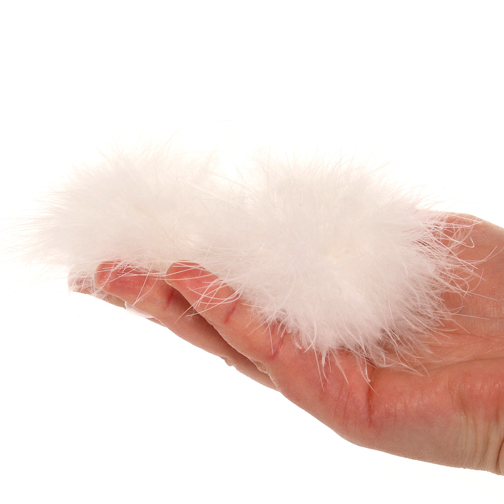 Nipple Couture White Marabou Covers