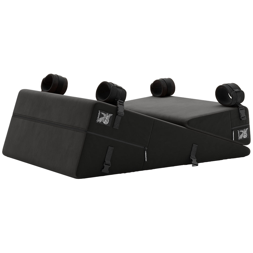 Liberator Black Label Velvet Bondage Wedge Ramp Combo – Elevate Intimacy