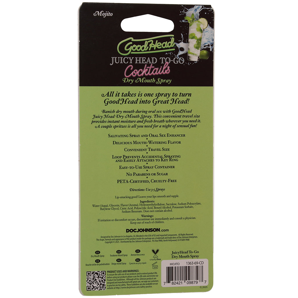 GoodHead Dry Mouth Spray To-Go in Mojito