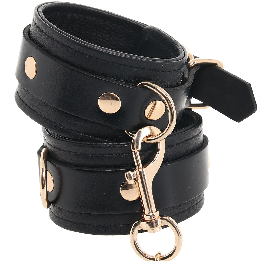 Leather Ankle Cuffs