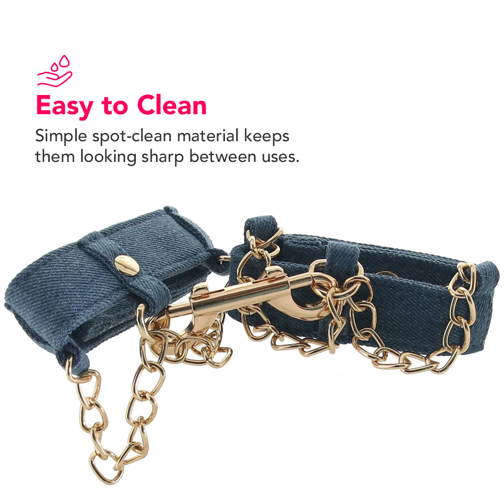 Ride 'Em Denim Ankle Cuffs