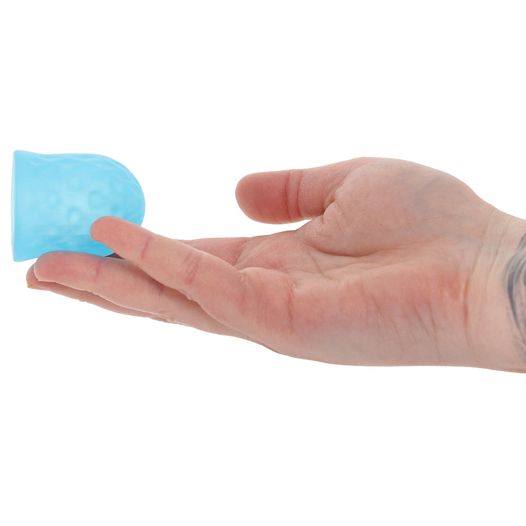 CalExotics Pop Sock! Tickler Mini Stroker in Blue - Male Masturbators - HoneyHugs Canada (View 4)