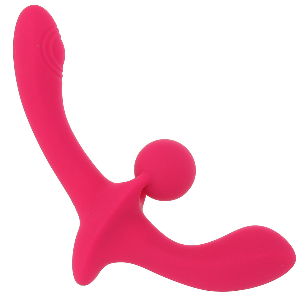 Together Together Double Tap Strapless Strap-On Vibe - Vibrators - HoneyHugs Canada (View 5)