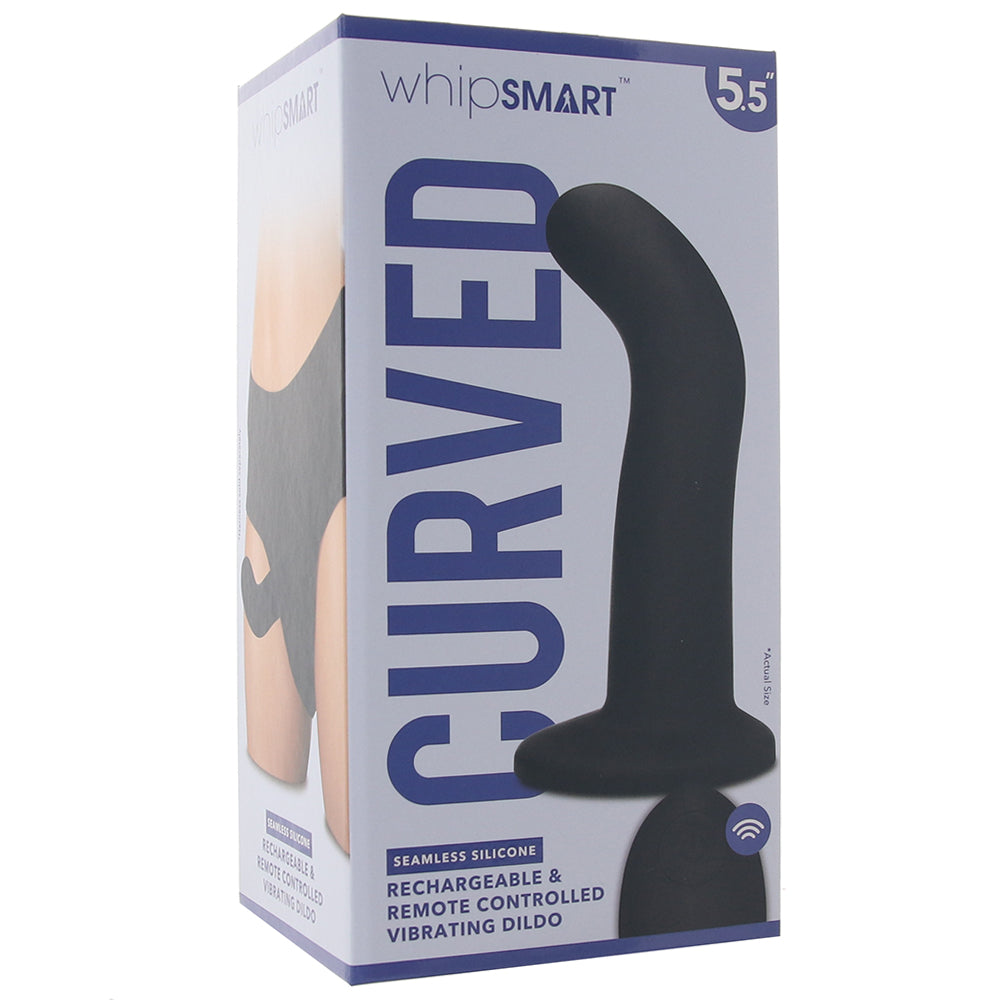 WhipSmart Curved 5.5 Inch Remote Vibe in Black