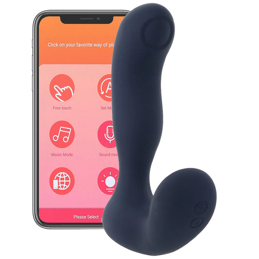 Svakom Iker Neo Interactive Prostate Vibe in Navy Blue - Vibrators - HoneyHugs Canada