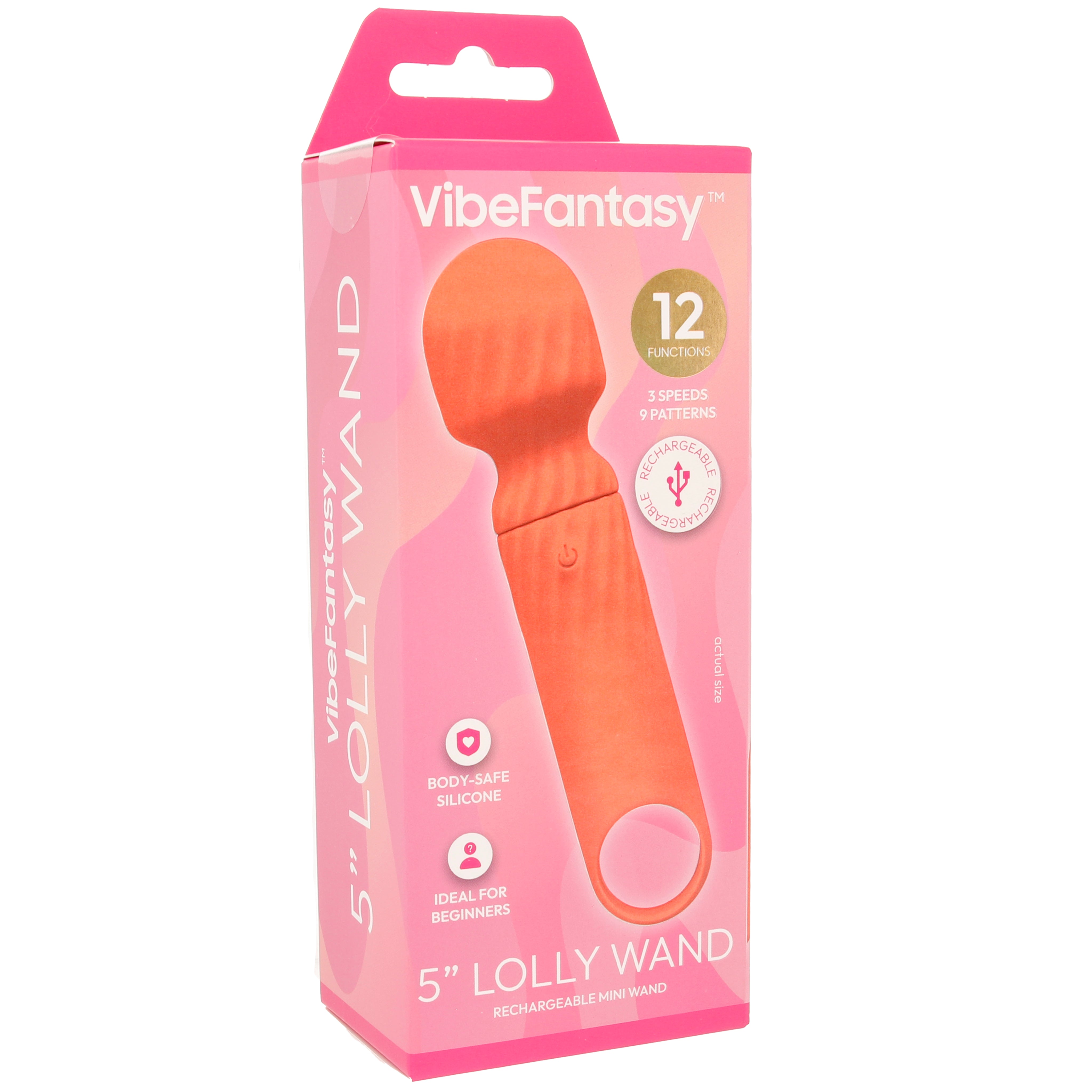 VibeFantasy Lolly Wand Mini Vibe in Orange