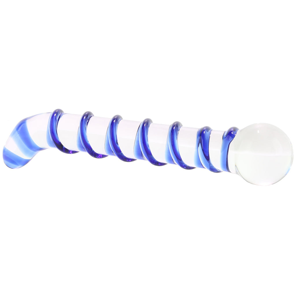gläs Mr. Swirly 6.5 Inch G-Spot Glass Dildo