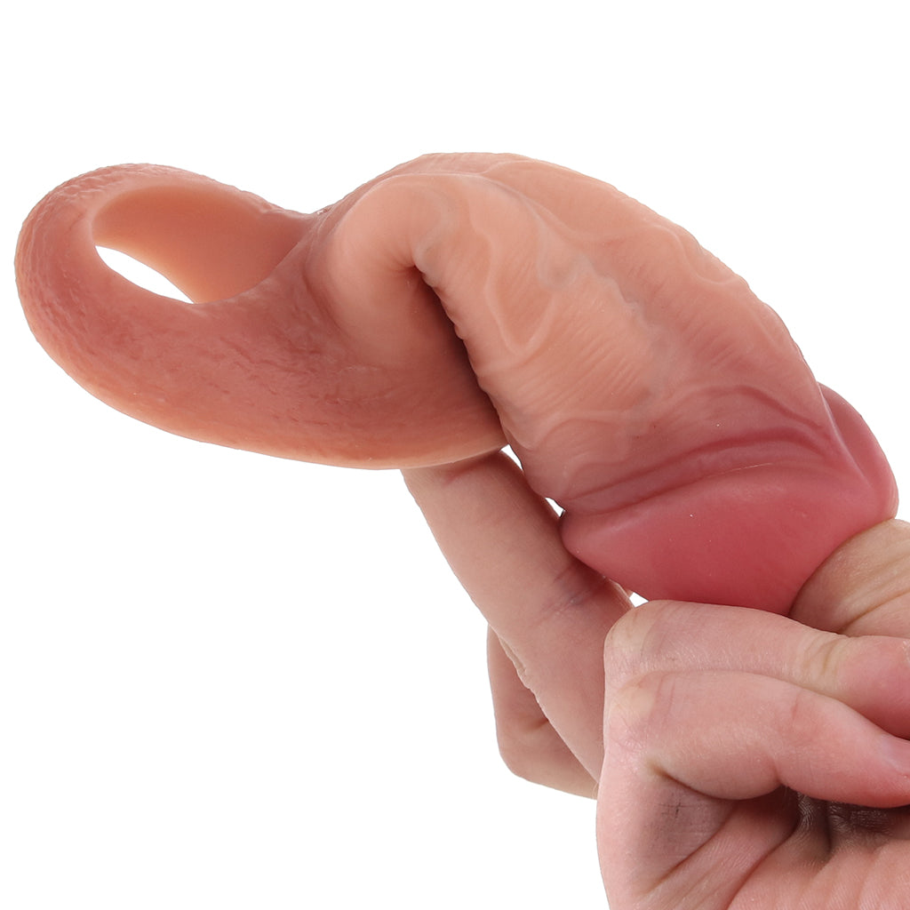 Jock Realistic Thick Silicone Enhancer in Light