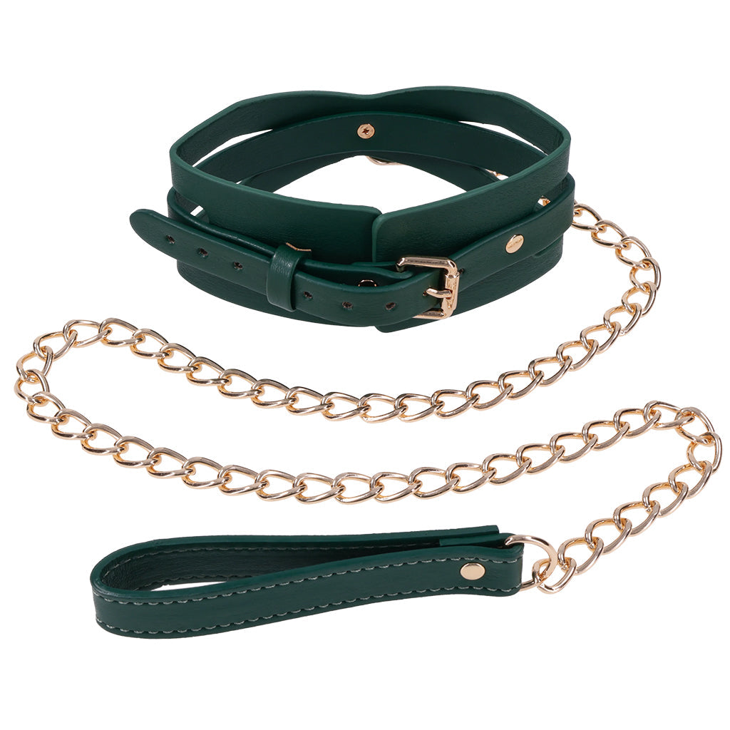 Sex & Mischief Indica Cutout Collar and Leash