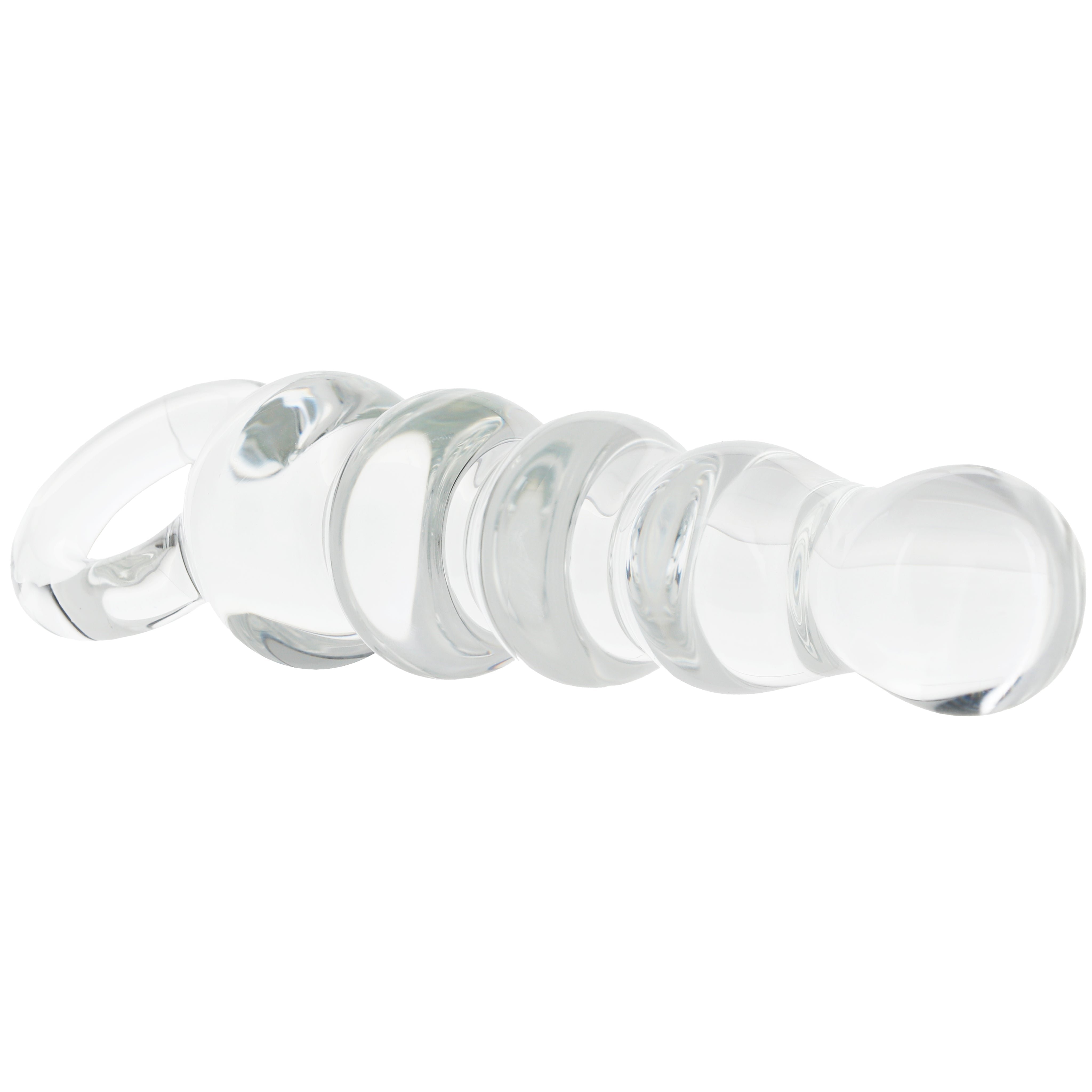 Clarity Hera's Tryst Beaded Glass Dildo