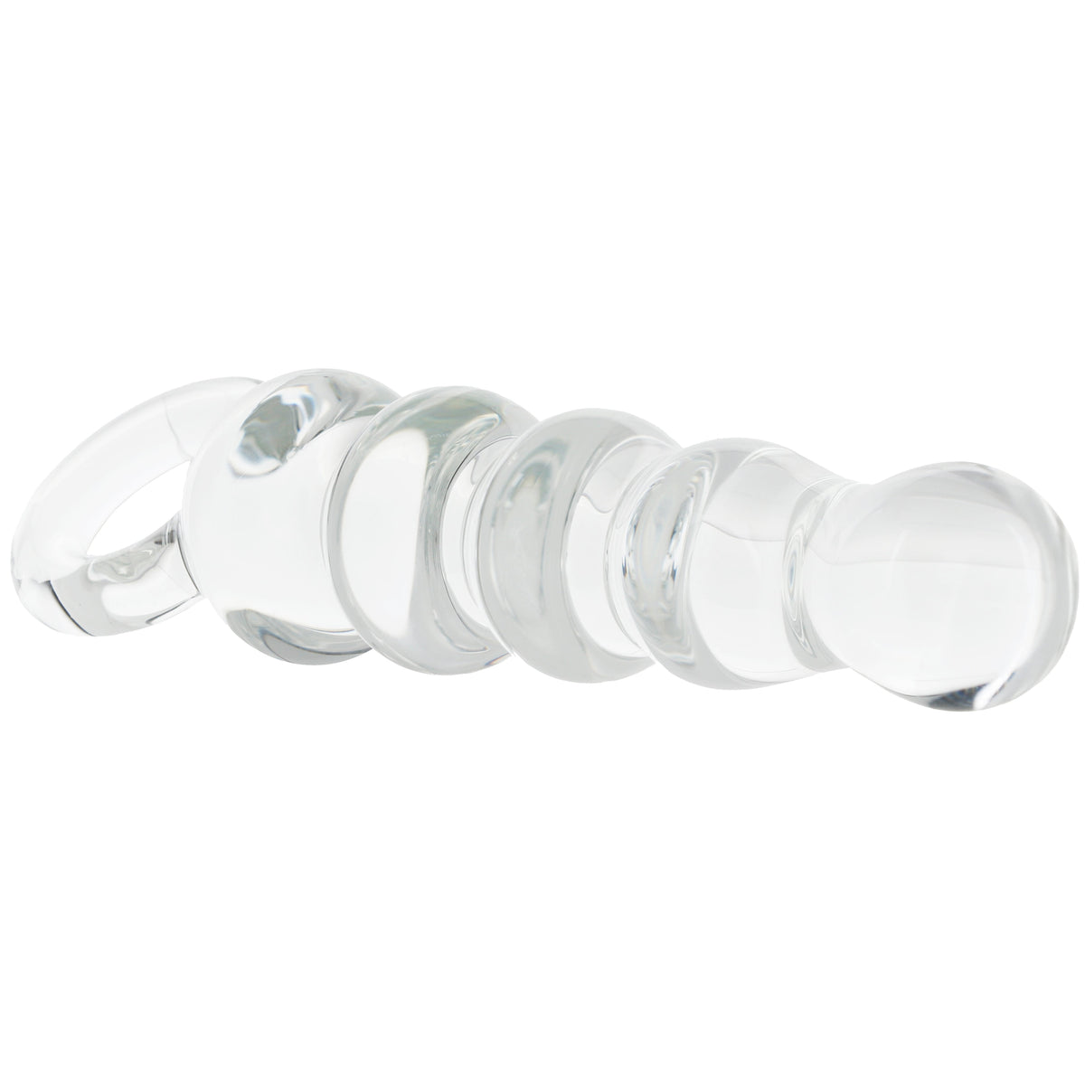 Clarity Hera's Tryst Beaded Glass Dildo