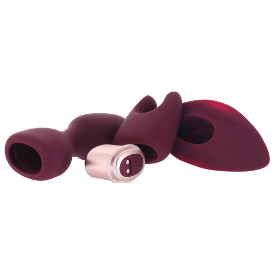 Loveline Loveline Ultimate Vibe Kit in Burgundy - Vibrators - HoneyHugs Canada (View 2)
