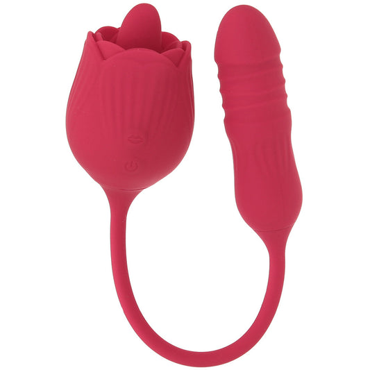 Evolved Novelties Wild Rose Dual Stimulator - Vibrators - HoneyHugs Canada
