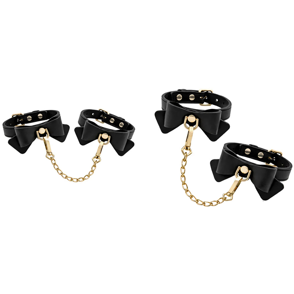 Temptasia Ardor Silicone Bows Wrist & Ankle Cuff Set